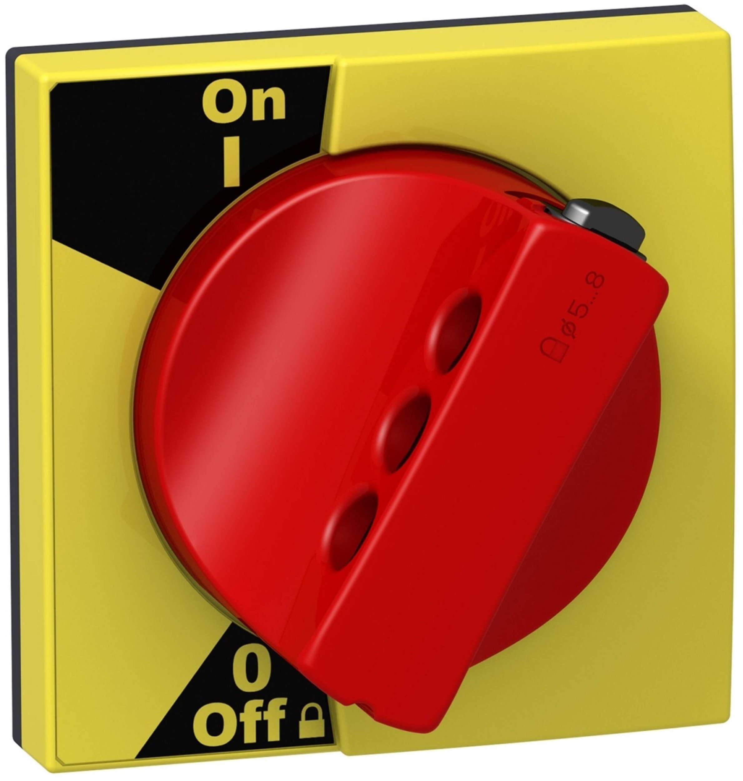 Zestaw napędu drzwiowego Acti9 z czerwonym pokrętłem A9A27006