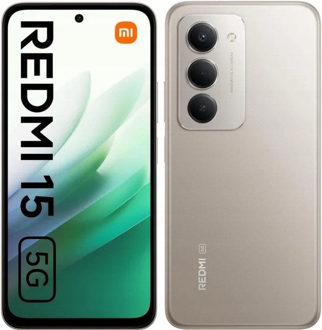 Smartfon Xiaomi Redmi 15 5G 4/128GB Tytanowy (69053)