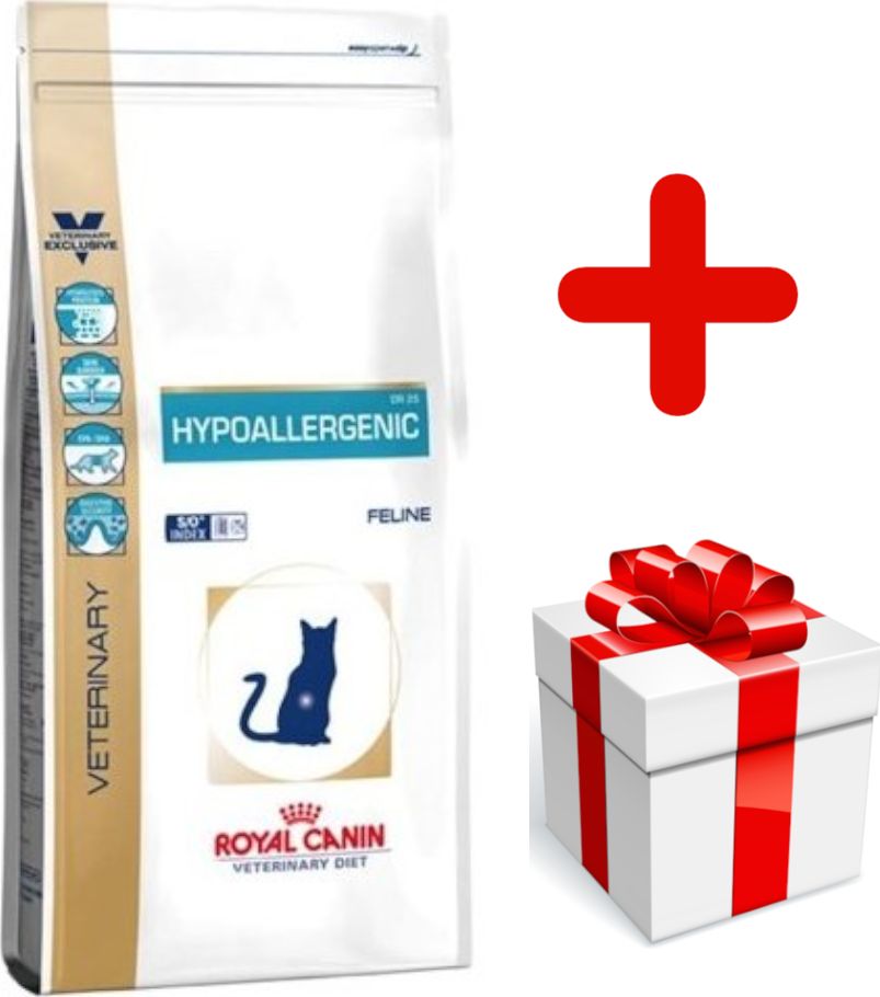 Royal Canin ROYAL CANIN Hypoallergenic DR 25 4,5kg + niespodzianka dla kota GRATIS!
