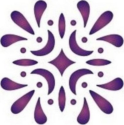 Szablon zmywalny ornament 12x15cm 0,5mm