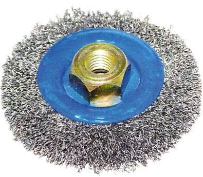 Condor Szczotka doczołowa z trzpieniem drut skręcany 100mm (SRR-TO100)