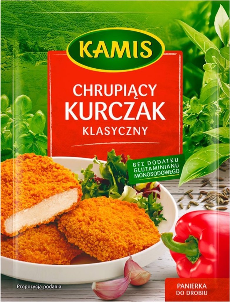 Kamis Kamis Chrupiący kurczak klasyczny Panierka do drobiu 90 g