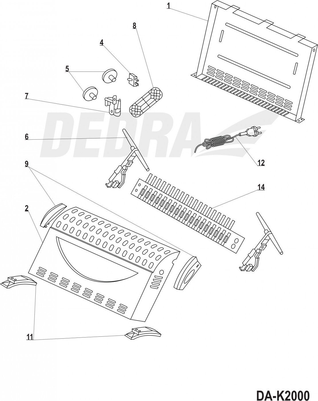 Dedra Wspornik termostatu