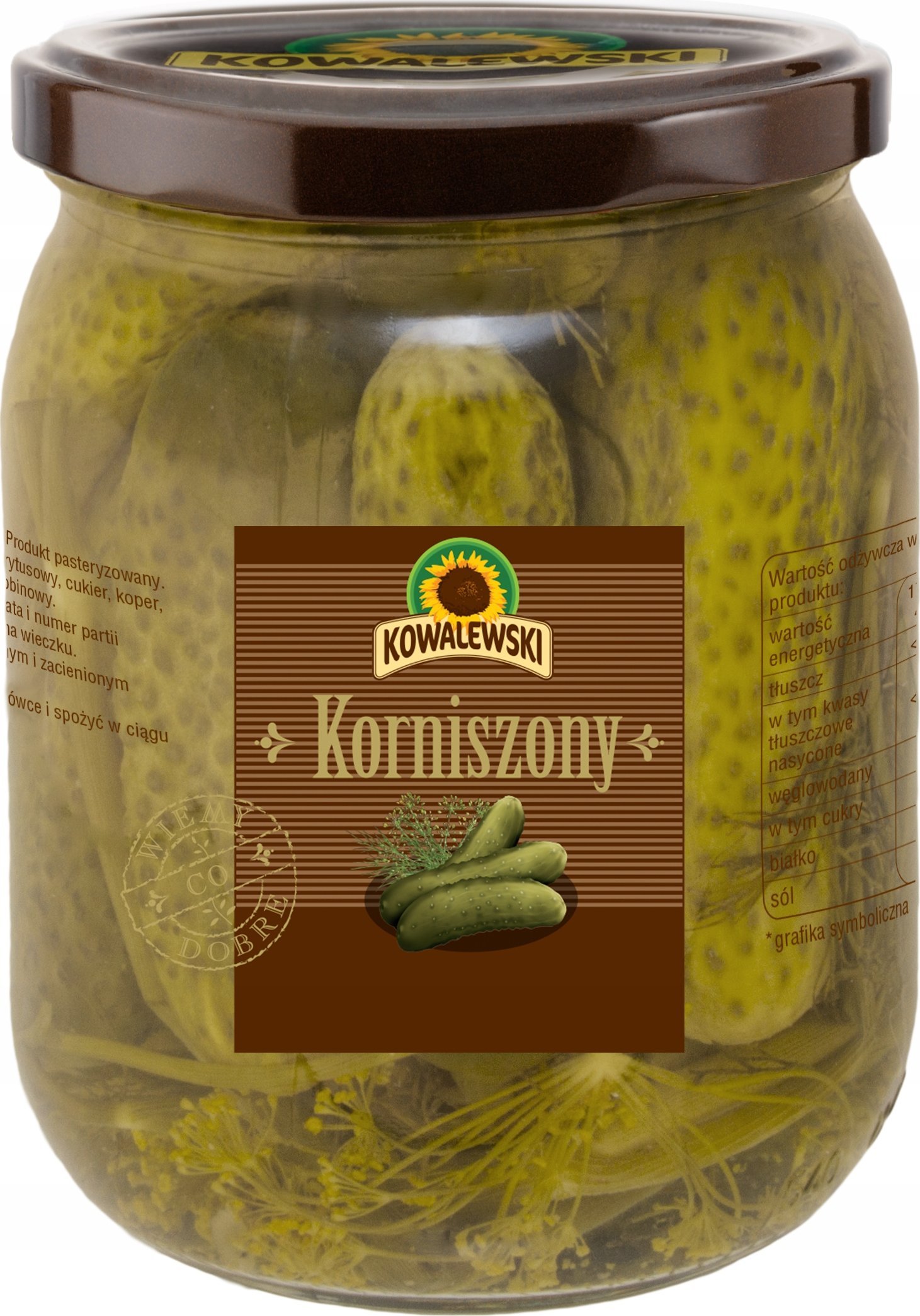 KOWALEWSKI Kowalewski Ogórki korniszony 540 g