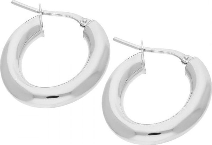 Lovrin Srebrne kolczyki 925 GŁADKIE KÓŁECZKA 3,85g