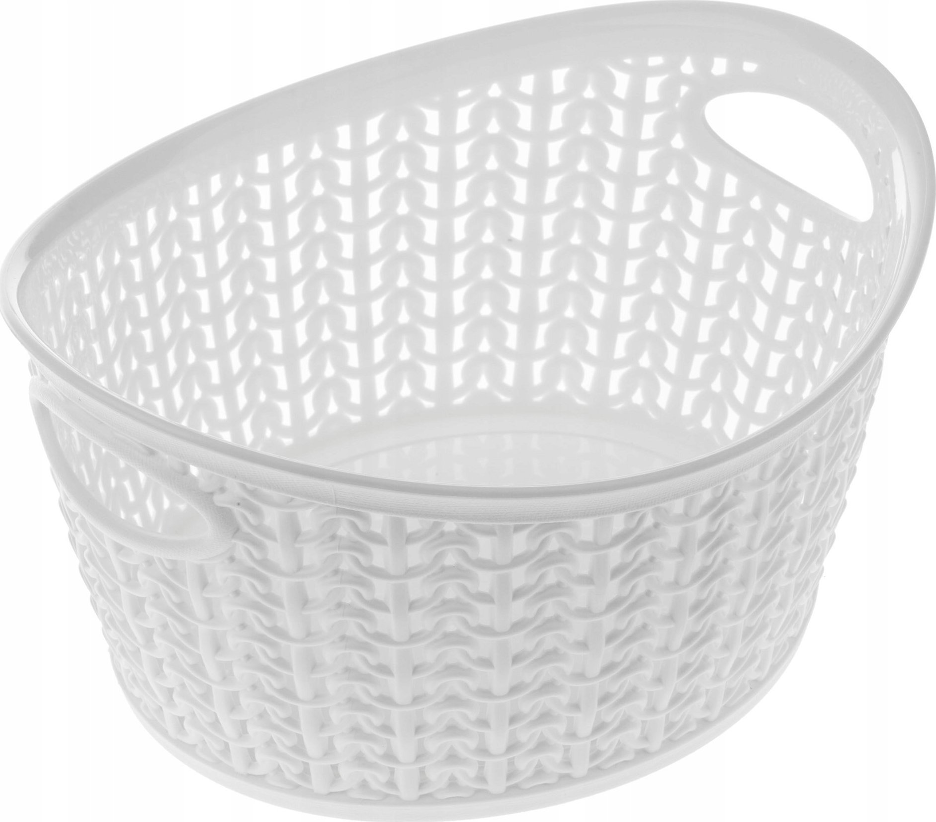 Kosz na pranie Kadax Koszyk Pojemnik 1,5L Koszyczek Organizer Biały