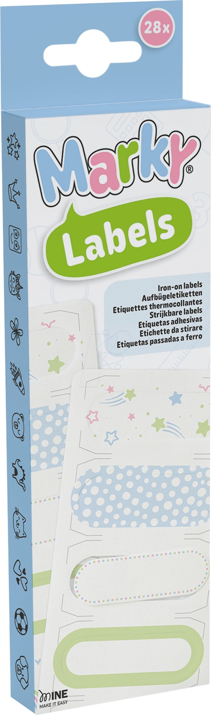 COLOP MARKY iron-on Labels retail