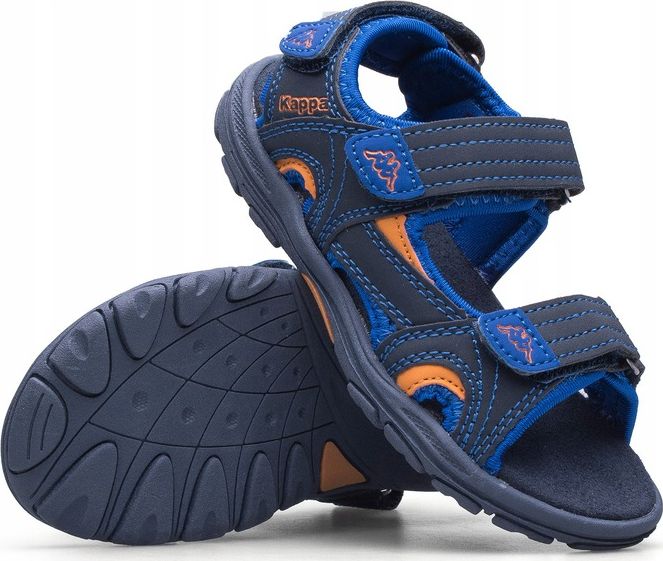 Kappa Sandały dla dzieci Kappa Early II K Footwear Kids granatowo-pomarańczowe 260373K 6744 27
