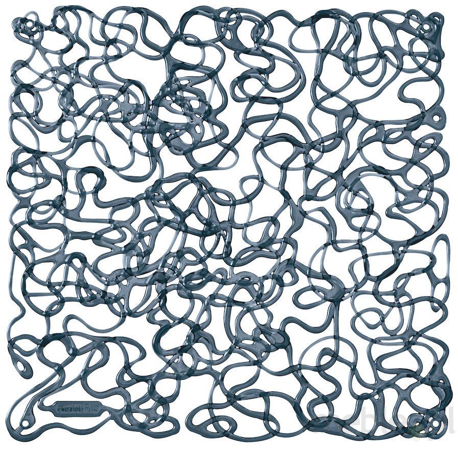 Koziol Panel dekoracyjny Fusion antracytowy 4 szt.