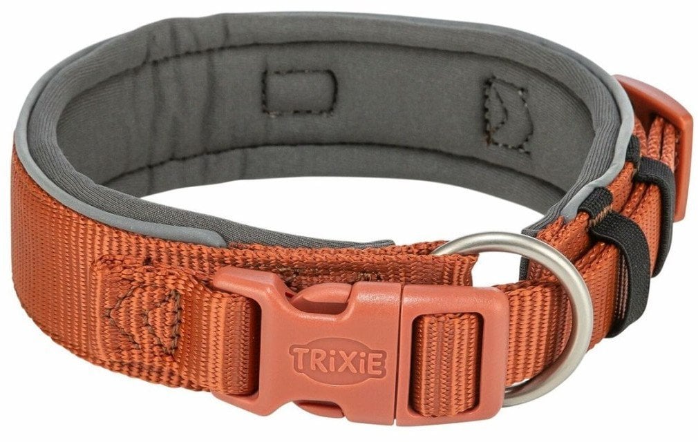 Obroża dla psa Trixie Premium Pomarańczowy Grafit L 46-55 cm