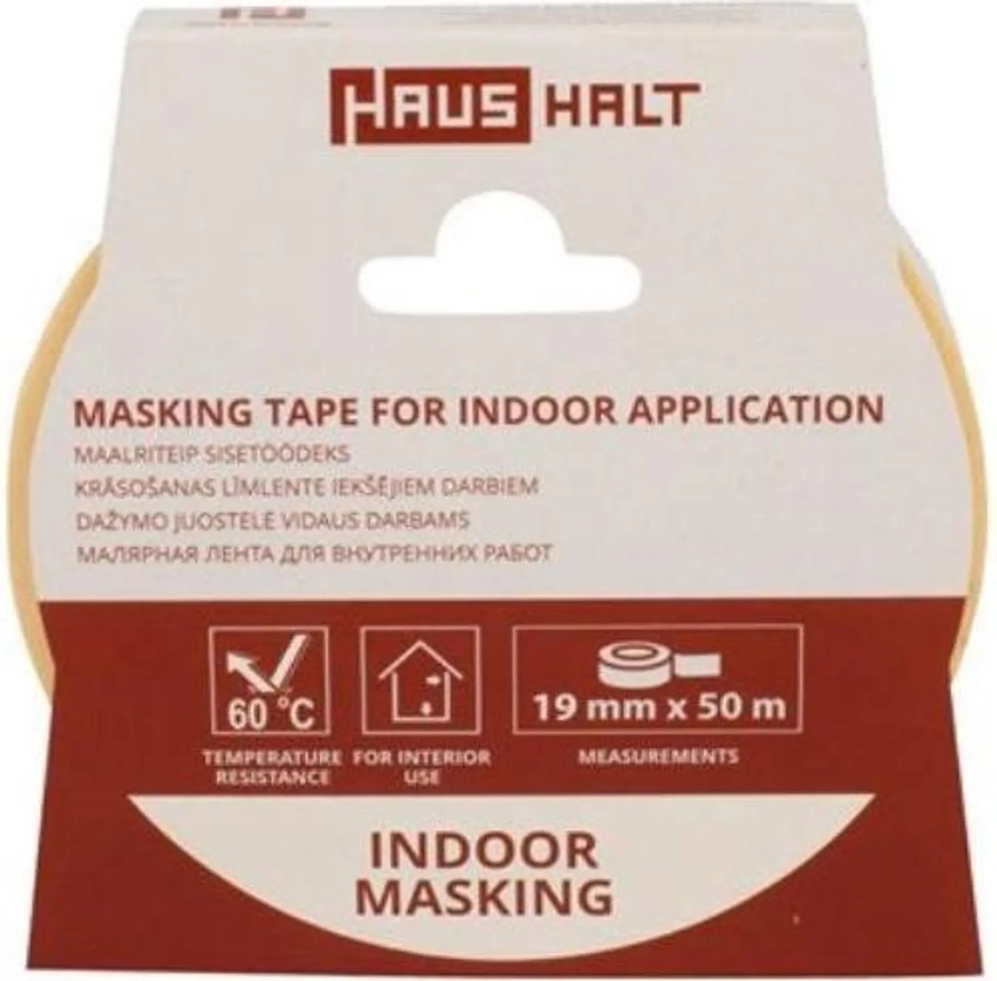 MASKING TAPE 19/50M (HOT MELT)