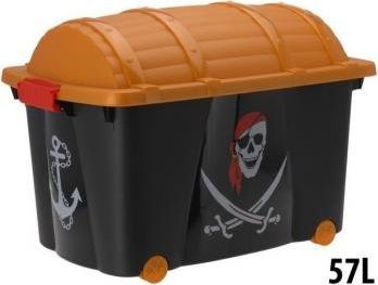 Vaikiška dėžė daiktams, 57 L