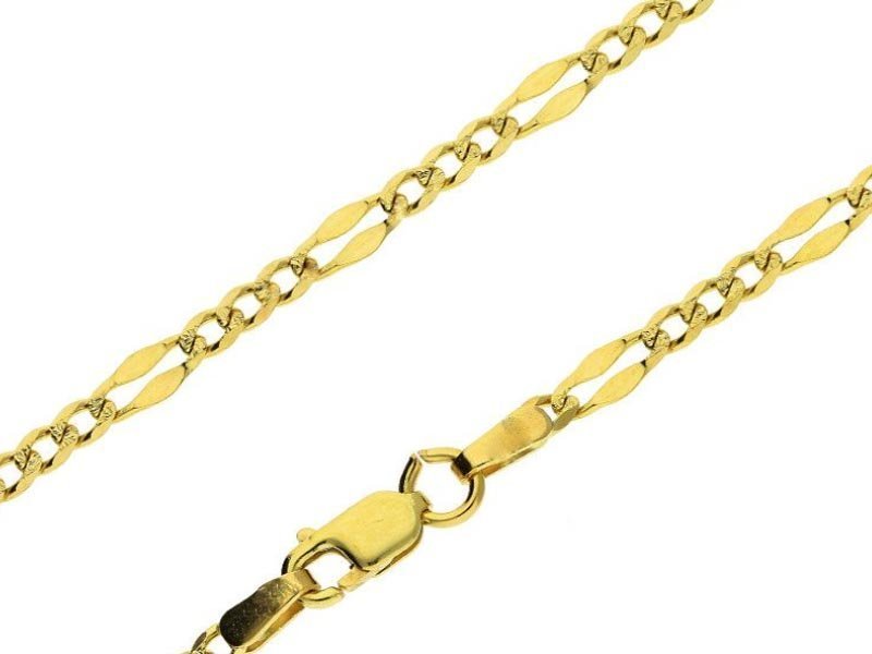 Lovrin Złoty łańcuszek 585 SPLOT FIGARO 1,51g