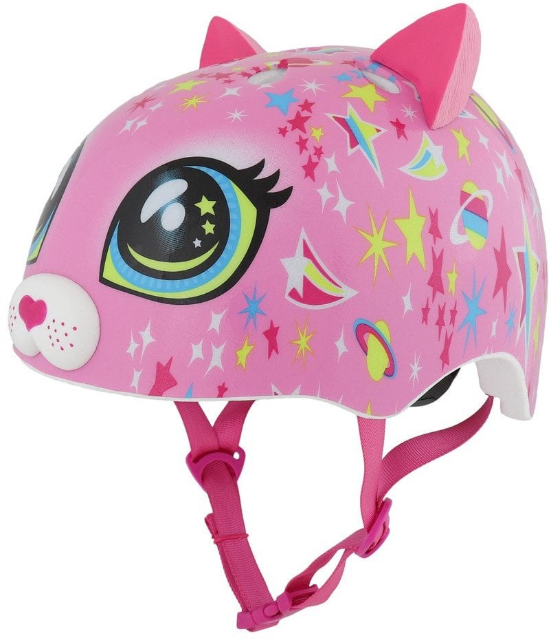 C-PREME Kask dziecięcy Raskullz Astro Cat Pink r. S Child FS 5+ (50-54 cm)