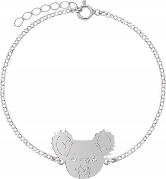 Radziszewska Jewellery Srebrna Bransoletka MIŚ KOALA DEDYKACJA GRATIS