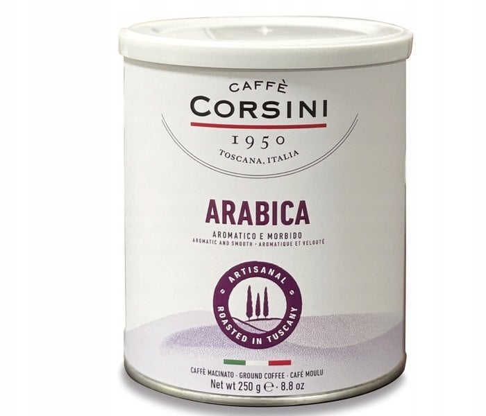 Kawa mielona Caffe Corsini Kawa mielona Arabica w puszce 250g