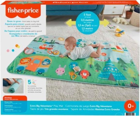 Fisher Price Wielkie przygody – Duża mata do zabawy GXR53