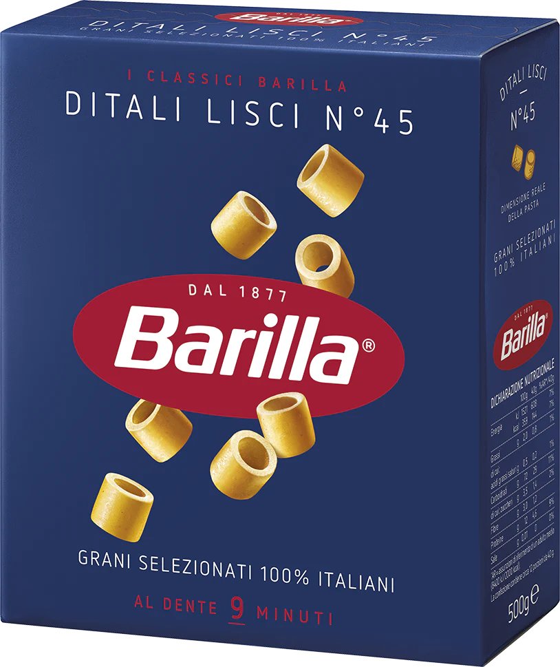 Barilla Makaron Ditali Liściasty n45 500g