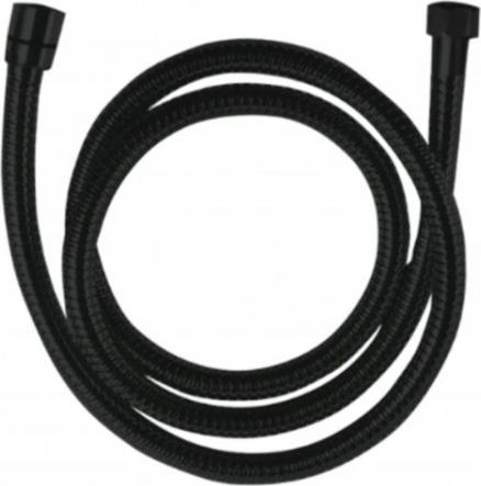 Wąż prysznicowy Kuchinox Wąż prysznicowy rozciągliwy Arno 150-180cm czarny