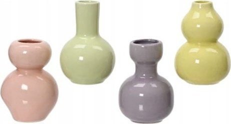 Kaemingk Wazon porcelanowy dekoracyjny 12,5x8,5x8,5 cm