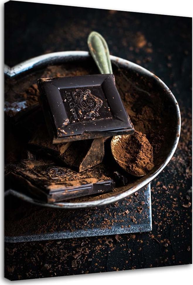 Feeby OBRAZ NA PŁÓTNIE Cynamon czekolada 60x90