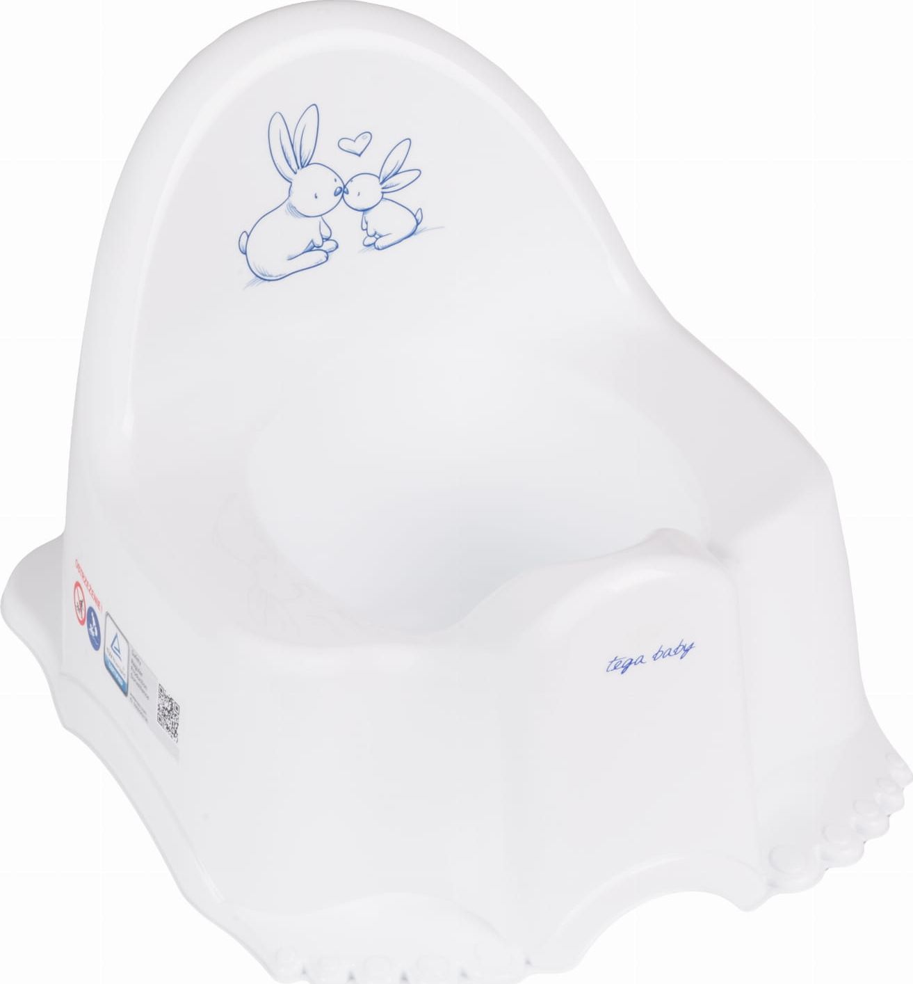 Tega Baby Nocnik ECO Króliczki biały Tega