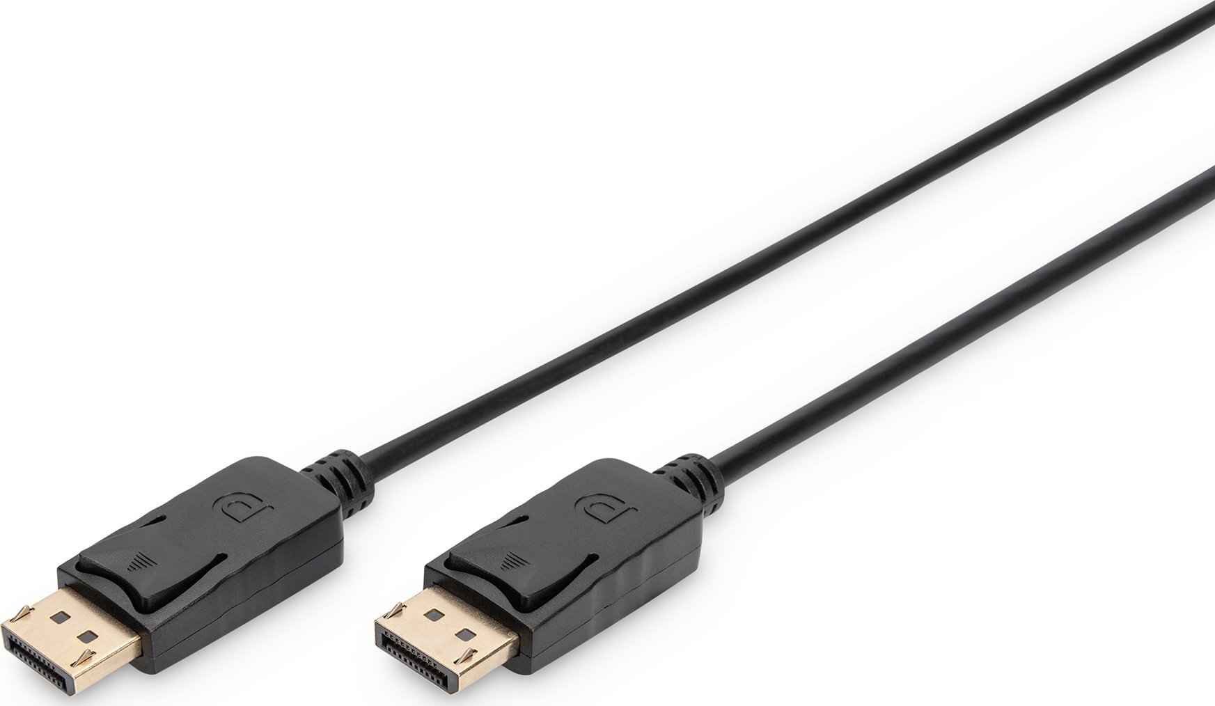 Kabel Digitus DisplayPort - DisplayPort 1m czarny (AK-340103-010-S)