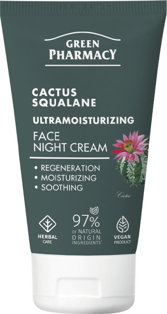 Green Pharmacy Krem do twarzy Kaktus i skwalan 50ml