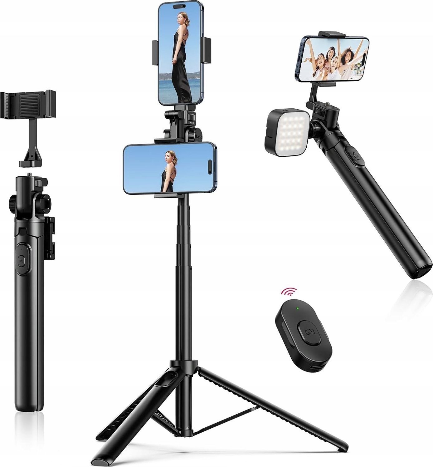 Statyw Monopod Kijek Selfie Pilot 1/4 ISO 2x Uchwyt na Telefon / ULANZI MT-70