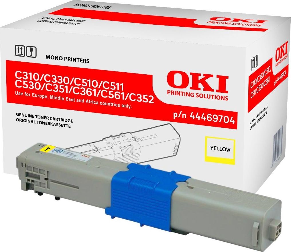 Toner OKI 44469704 Yellow Oryginał (44469704)