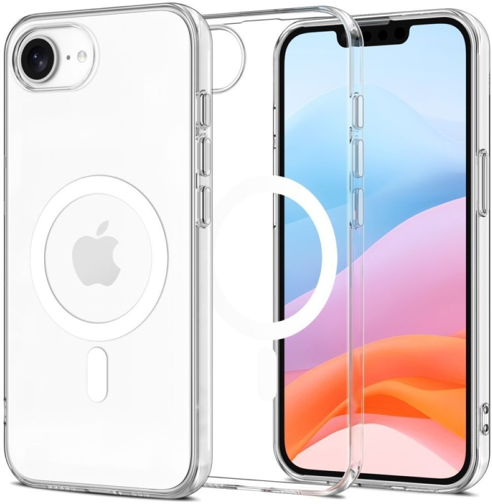 Etui Supero MagSafe do iPhone 16e, przezroczyste