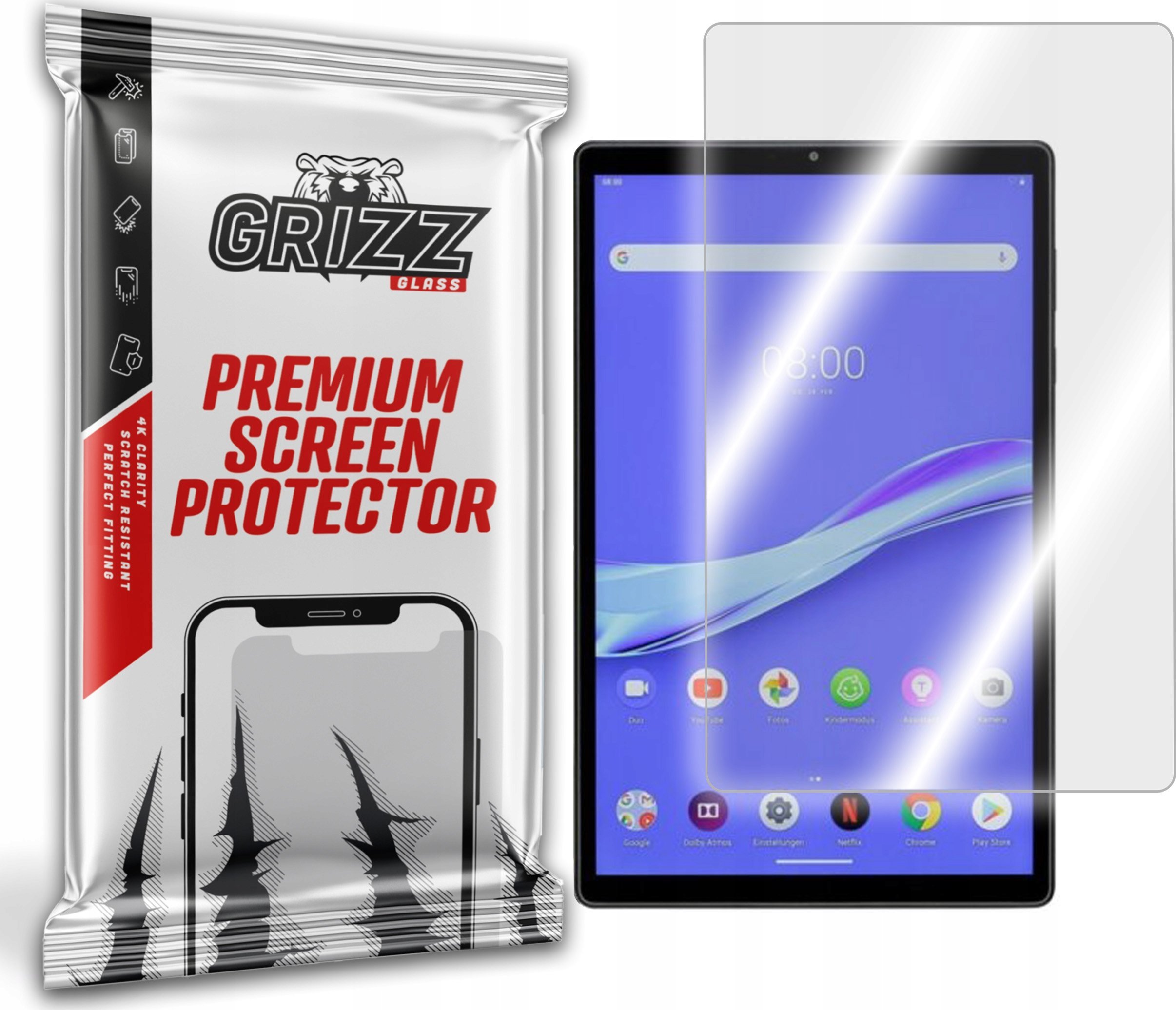 GrizzGlass Szkło hybrydowe GrizzGlass HybridGlass do Lenovo Tab M10 Plus