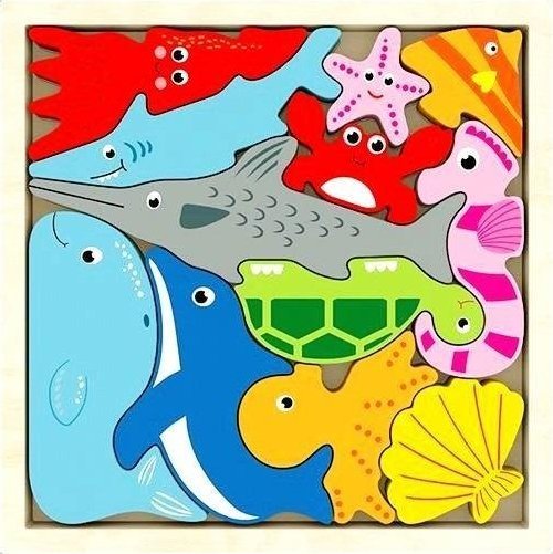 Swede Puzzle drewniane Zwierzęta