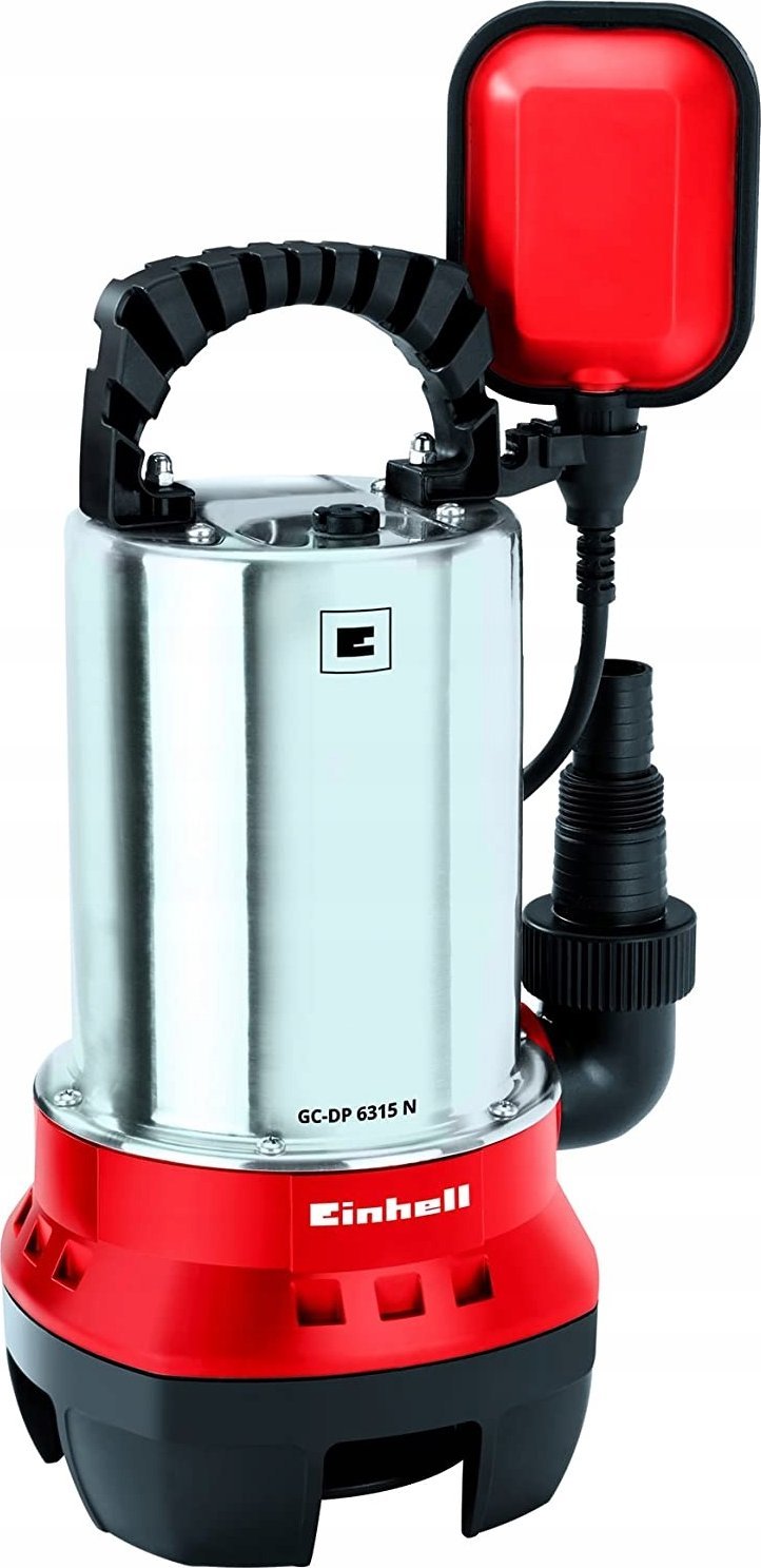 Einhell Einhell dirty water pump GC-DP 6315 N, submersible / pressure pump (red/stainless steel, 630 watts)