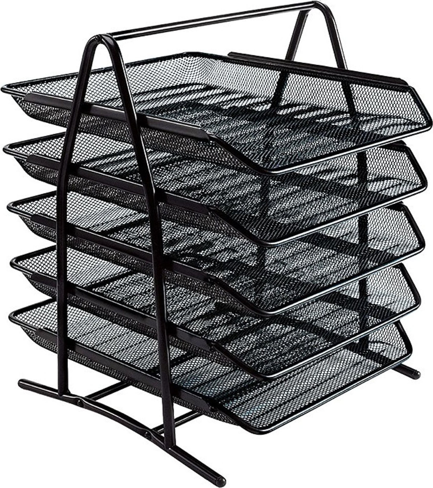 Grand Stojak na dokumenty GR-071 5 szuflad siatka czarny 120-1955 GRAND