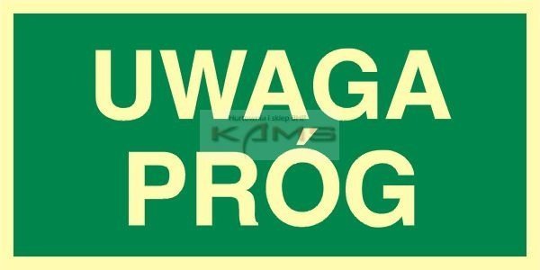 TD Systems AC022 Uwaga próg (znak uzupełniajęcy). 200 x 400