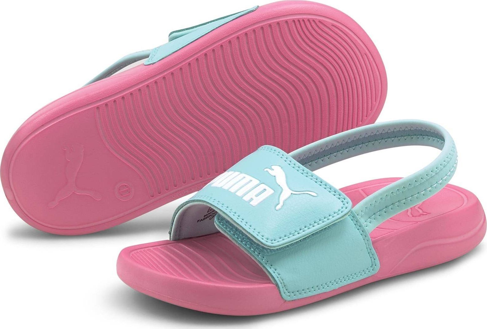 Puma Sandały dziecięce Popcat Backstrap 20 różowe r. 33