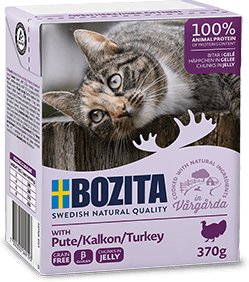 BOZITA Cat Kawałki Indyka W Galaretce 24x370g