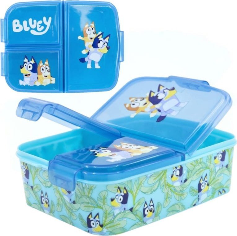 Stor Śniadaniówka pojemnik lunchbox 3 komory Bluey