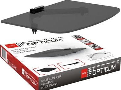 Opticum Półka ścienna DVD/RTV Single Glass