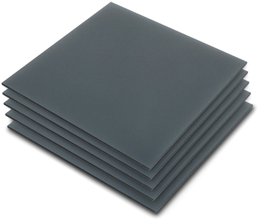 Plexi dymiona grafit - 3mm - 200x200mm - 5szt.}