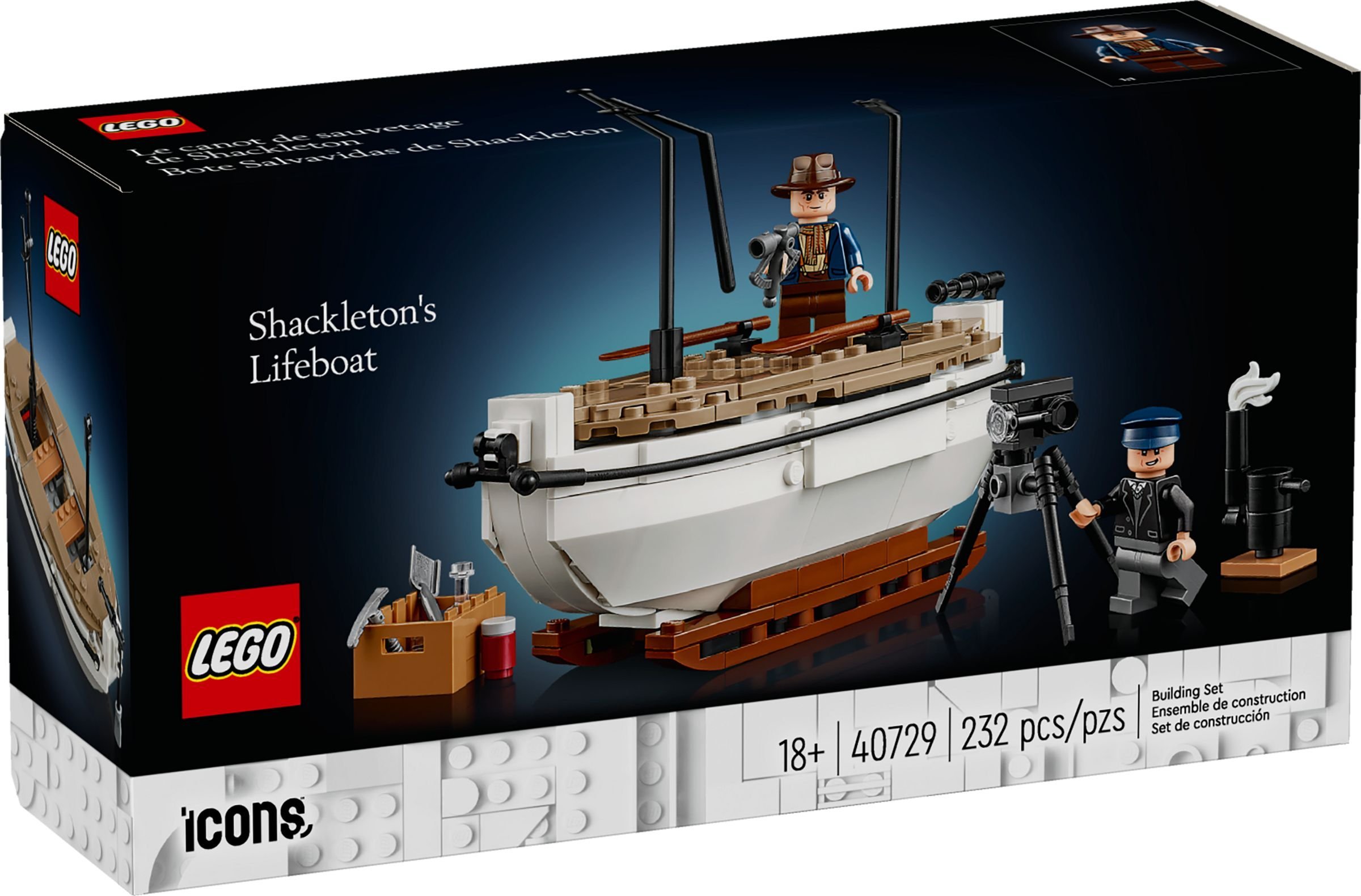 LEGO Icons Szalupa Shackletona (40729)
