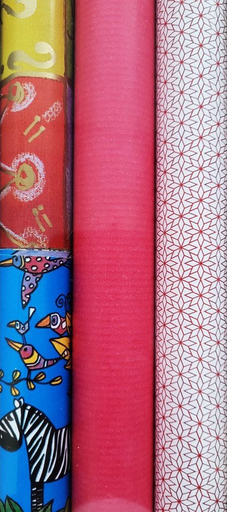 Zestaw ozdobny do pakowania prezentów 57cmx2m NR.3