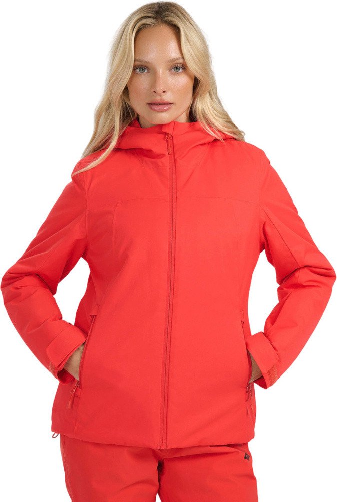 Kurtka narciarska damska 4F F0954 czerwona 4FWAW25TTJAF0954 62S XL