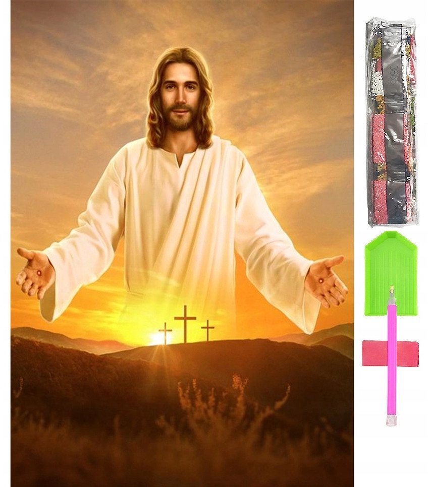 HAFT DIAMENTOWY 5D Zestaw Obraz MOZAIKA 40*60cm