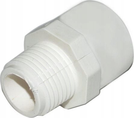 IDMAR Złączka PVC 3/4" gwint zewnętrzny system klejony - zimna woda - PVCZKW020XGZ020.301