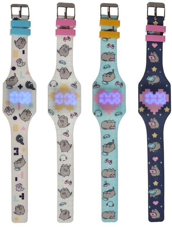Zegarek cyfrowy silikonowy Pusheen mix EDUKAMP