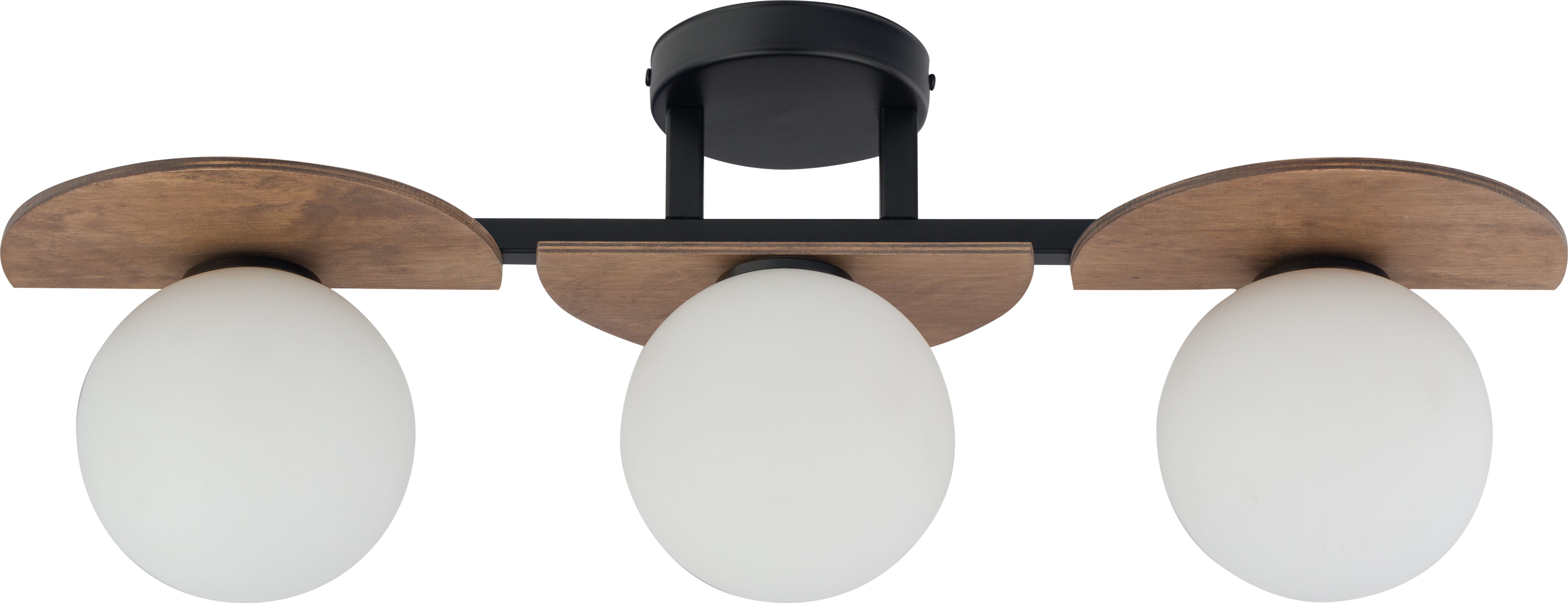 Lampa sufitowa Sigma Lampa sufitowa LED Ready brązowa do jadalni Sigma MIRROR 33302