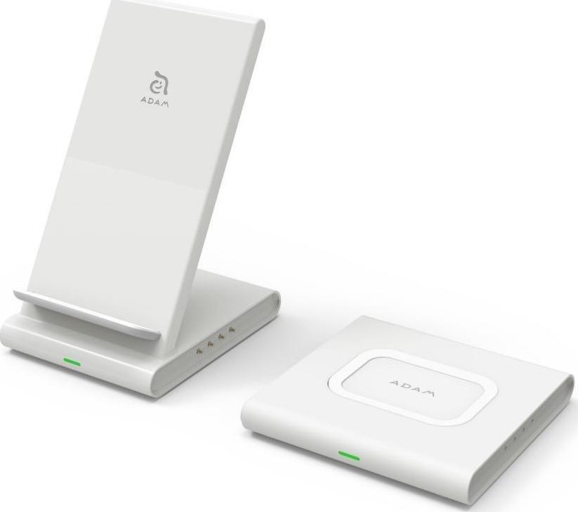 Ładowarka Adam Elements Adam Elements Omnia Q2X - bezprzewodowa stacja ładująca 2w1 biała