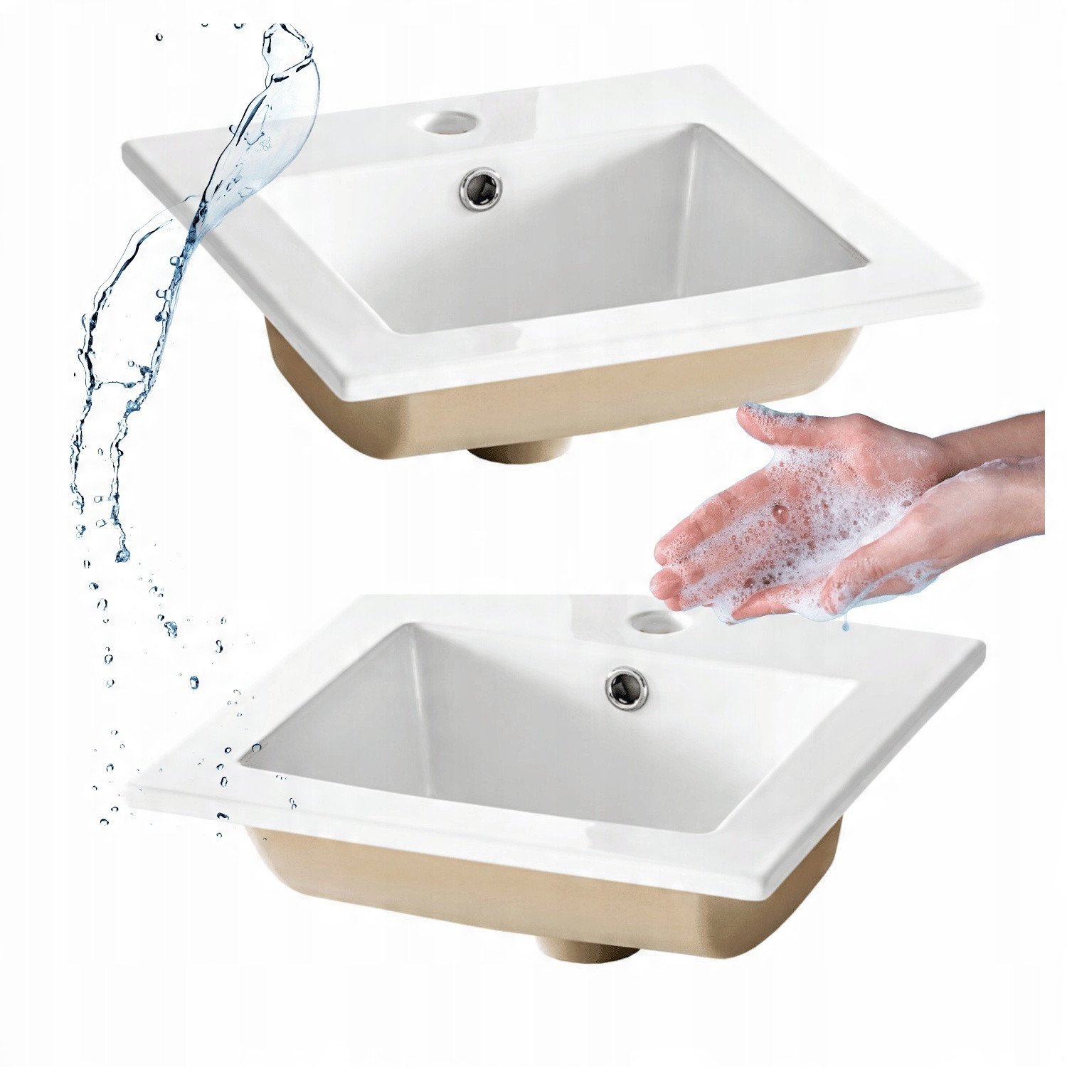 Umywalka jednokomorowa 40cm